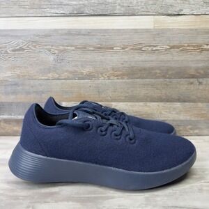 Allbirds Wool Runner 2 Mens Size 10.5 Navy Blue Merino Wool Sneakers A10989M105
